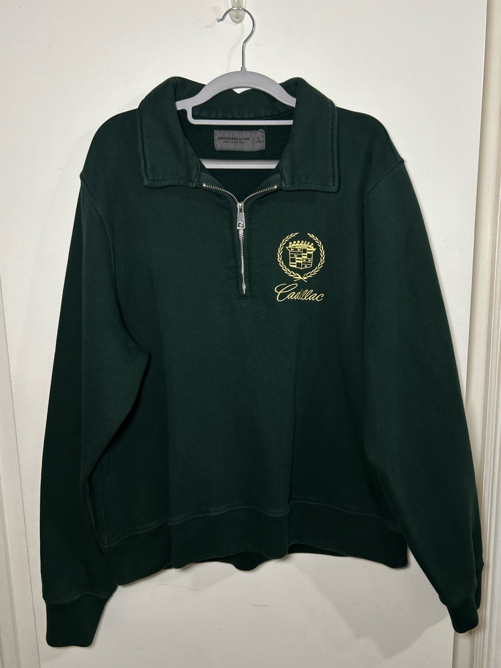 Abercrombie & Fitch Cadillac Half-Zip Sweatshirt